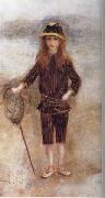Pierre Renoir The Little Fisher Girl(Marthe Berard) oil painting on canvas